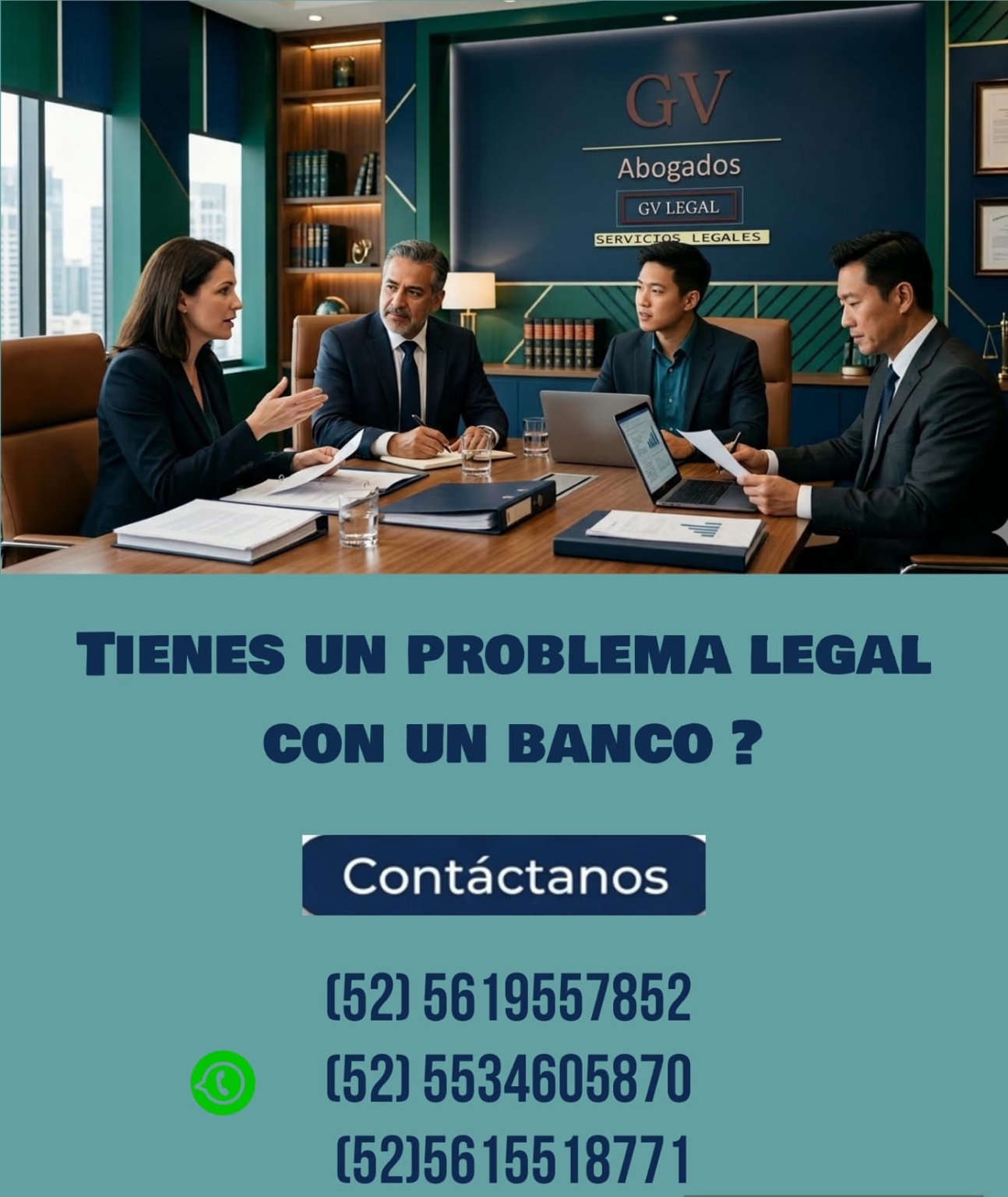 Problema legal con un banco